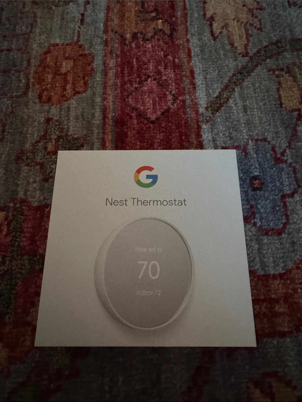 Google Nest Thermostat in Snow White NWT